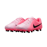 Nike Jr. Tiempo Legend 10 Club Little/Big Kids' MG Low-Top Football Boots Pink