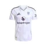 Manchester United 2025/2026 Away Adidas Men's Authentic Jersey White JI7424