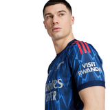 Arsenal 2025/2026 Away Adidas Men's Authentic Jersey Navy JI9510