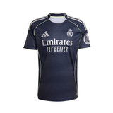 Real Madrid 2025/2026 Away Adidas Men's Replica Jersey Navy JJ4182