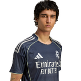 Real Madrid 2025/2026 Away Adidas Men's Replica Jersey Navy JJ4182