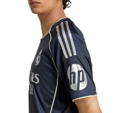 Real Madrid 2025/2026 Away Adidas Men's Replica Jersey Navy JJ4182