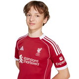 Liverpool 2025/2026 Adidas Junior Jersey Replica Home Red JV6436
