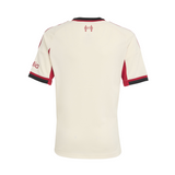 Liverpool 2025/2026 Adidas Junior Jersey Replica Away White JV6453