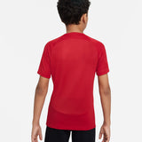 LIVERPOOL FC ACADEMY PRO BIG KIDS' NIKE DRI-FIT SHORT-SLEEVE FOOTBALL TOP RED